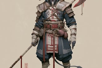 dnd character design, concept art and illustration