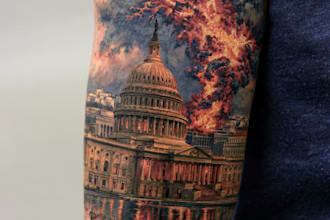 custom a watercolor tattoo design