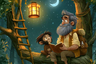 create childrens book illustration