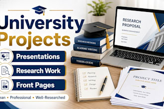 craft university projects, presentations ,docs and reports