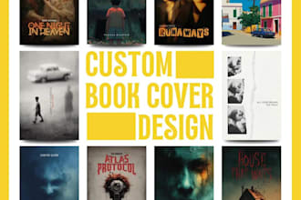 design a professional book cover, ebook cover, KDP book cover, and book design