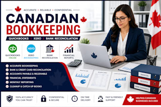 do canadian bookkeeping in quickbooks online and xero