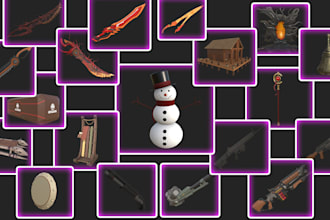 create custom 3d models and ugc for roblox