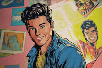 create amazing superhero comic book art