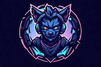 design professional mascot logo design for gaming