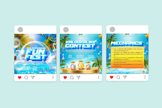 create creative social media graphics