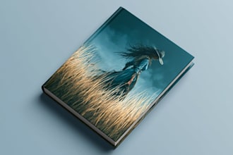 esign a fantasy book cover, ebook cover, and kindle cover