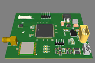 design pcb gerber and schematic in kicad and easyeda