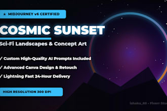 design custom ai art using midjourney and canva