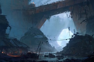 create illustrations and environments for your project