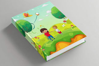 design nostalgic childrens book illustrations