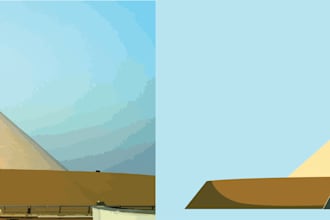 manually convert raster to high quality vector