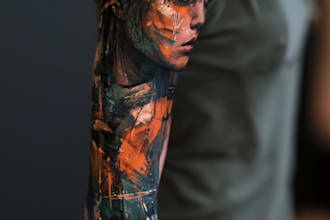 creative design for sleeve tattoo