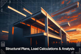 design structural plans, mep plan, load calculations, analysis, detailed report