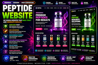 build peptide website research peptide stores compliance ready woocommerce store