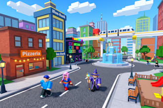 build a custom roblox map, environment, terrain with blender and roblox studio