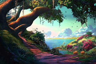 create cinematic hand drawn, 2d anime style animation, with soft backgrounds
