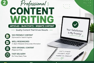 write SEO blogs and articles