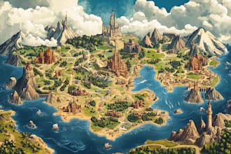 create custom dnd and rpg world maps