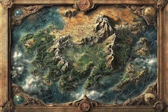 create custom fantasy maps for you