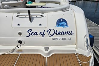 create awesome boat name logo