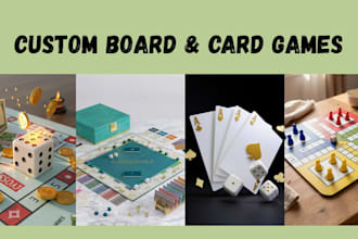design custom card game art board game art tartor card game board game