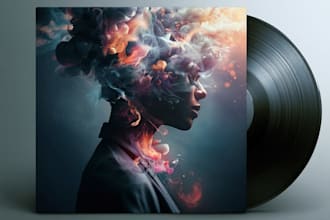 design and layout your music album for vinyl record print
