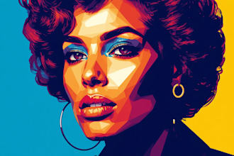 do an awesome wpap pop art portrait style