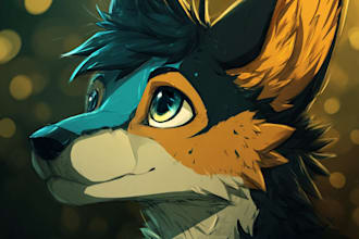 draw furry illustration, fursona, furry pfp, furry art