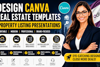 design canva real estate templates property listing presentation property real
