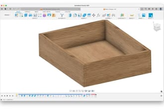 ceate custom wooden cabinet cnc cutting files and dxf in fusion 360