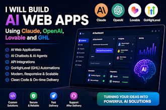 build ai web apps with openai, claude and gohighlevel