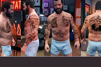 custom tattoo for gta fivem