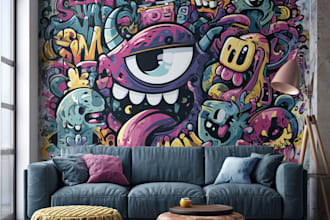 design graffiti designs, murals and wall arts
