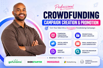 promote your gofundme kickstarter crowdfunding fundraising campaign