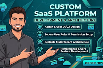 build a scalable custom saas web application