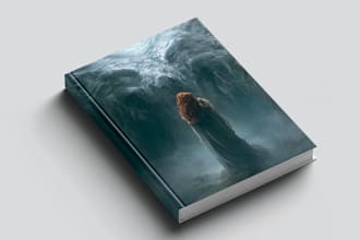 design unique book cover,fantasy book cover
