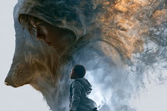 illustrate fantasy book cover design, thriller book