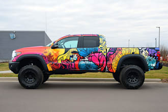 do vehicle wrap, signage magnet decals and livery