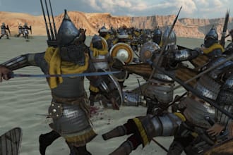 create a mod of mount and blade 2 bannerlord, total war mod, rome 2 mod