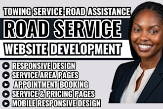 roadside assistance website, towing service website, road service website