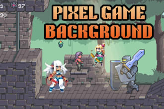 do pixel game art indie pixel character pixel sprite animation 2d retro game art
