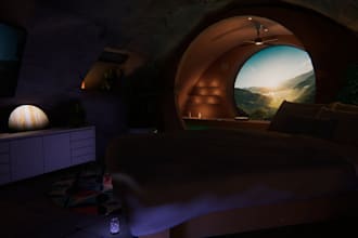 create interactive custom vrchat world metaverse world vr hangout world