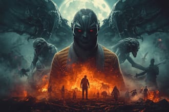 fantasy, sci fi, horror and dystopian book cover art