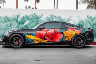 car wrap vehicle wrap truck wrap racing car wrap