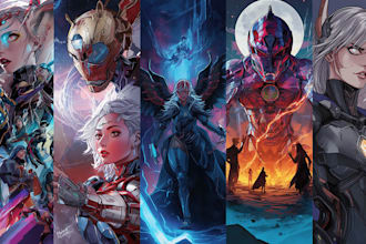 create ai comic book, illustrations any style