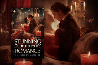 romance or erotica book cover, KDP cover, ebook cover