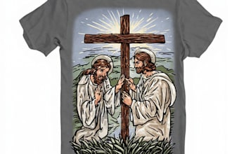 christian streetwear t shirt design graphic
