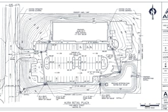 create grading site and parcel plan cut fill landscape