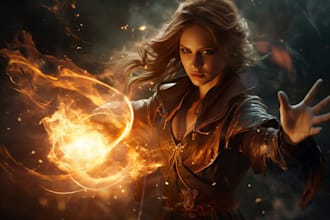 do fantasy characters or fantasy illustration